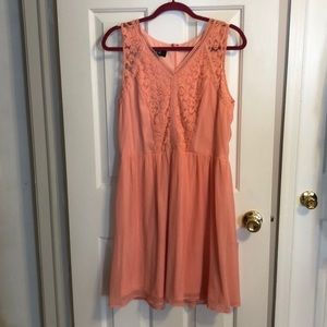 Peach dress size 10